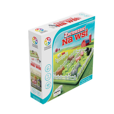SMART FARMER gra logiczna SMART GAMES Zwierzaki na wsi