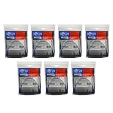 Tripp Lite Cat6 Gigabit RJ45 Snagless Ethernet Cable 1ft Blue Lot of 7