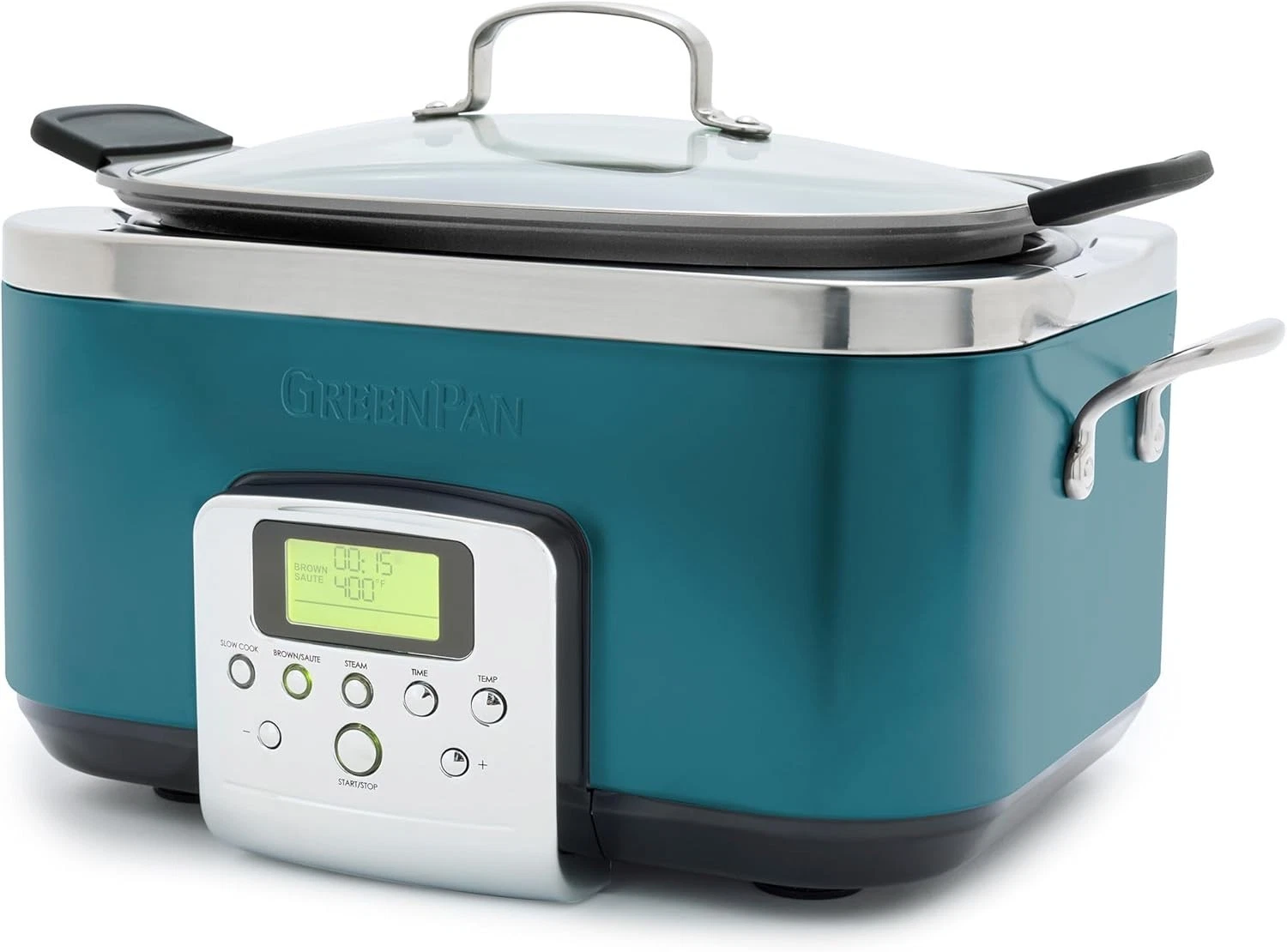 Elite 8-in-1 Programmable 6QT Electric Slow Cooker,Dishwasher Safe Lid & Remo...