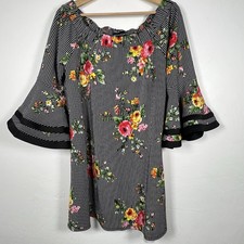Paperdoll Off Shoulder Bell Sleeve Sheath Dress Size XL