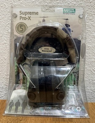 MSA Supreme Pro-X Ear Protection! SHIPS FAST AND SECURE!