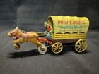 Vintage MARX Japan Tin Friction Old Pony Express Freight Wagon Pikes Pike Toy