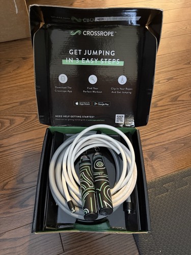 Cross Rope Get Strong Weighted Jump Rope Set, 1/2lb, 1lb, 2lb Ropes (Medium)