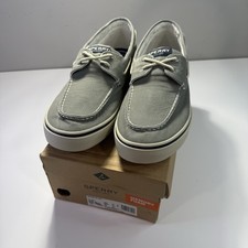 Zapatos Sperry Top-Sider Para Hombre 15 Halyard SW Gris 0772830 Sperry Boat Nuevos con Caja