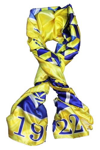 Sigma Gamma/&Gamma; Rho Satin Scarf With Box [Yellow - 70" x 44"]