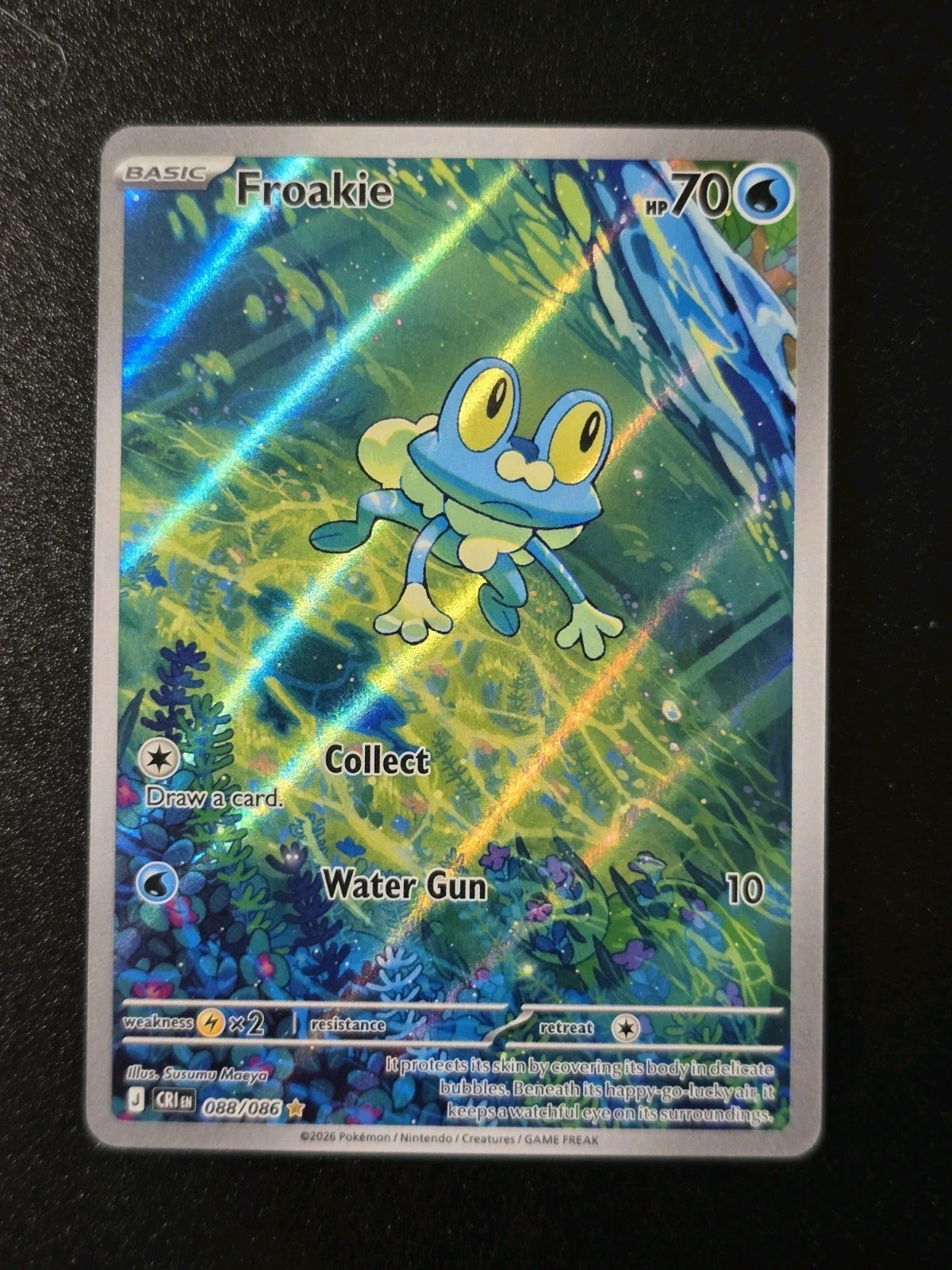 Froakie 88/86 Chaos Rising Illustration Rare IR NM Pokémon TCG