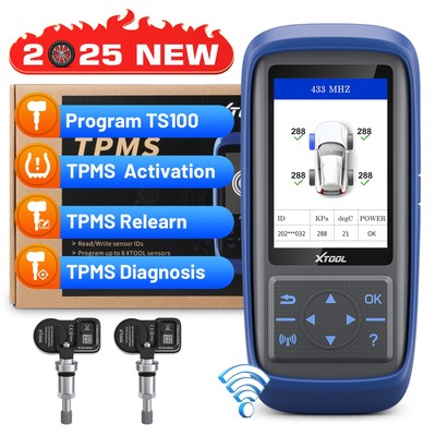 XTOOL TP150 WiFi TPMS Programmier- und Diagnosetool mit 2 Stück TS100PRO
