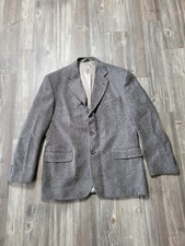 Stafford Sport Coat Blazer Men Lambs Wool Gray Dry Clean Only Business