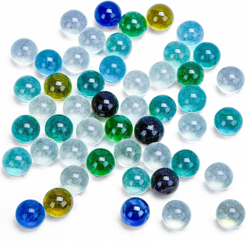 500 PCS Marbles Bulk - Cat Eye Marbles In 6 Colors, 0.55" & 0.63", For Games & Vase Fillers - View #8