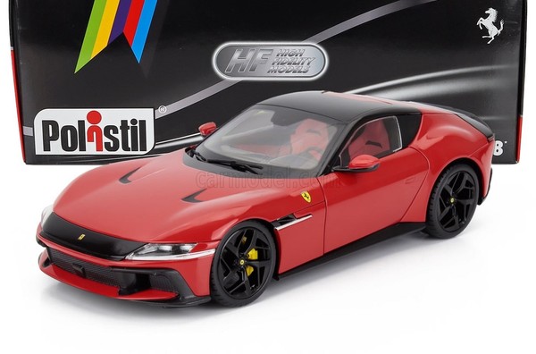Polistil 1/18 Ferrari 12Cilindri 2024 Rosso Corsa - Red 18FE02010-WB-image
