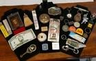 Vintage Key Chain, Belt Buckle, Tape Measure, Money Clip, Magnifying Lens, Coke