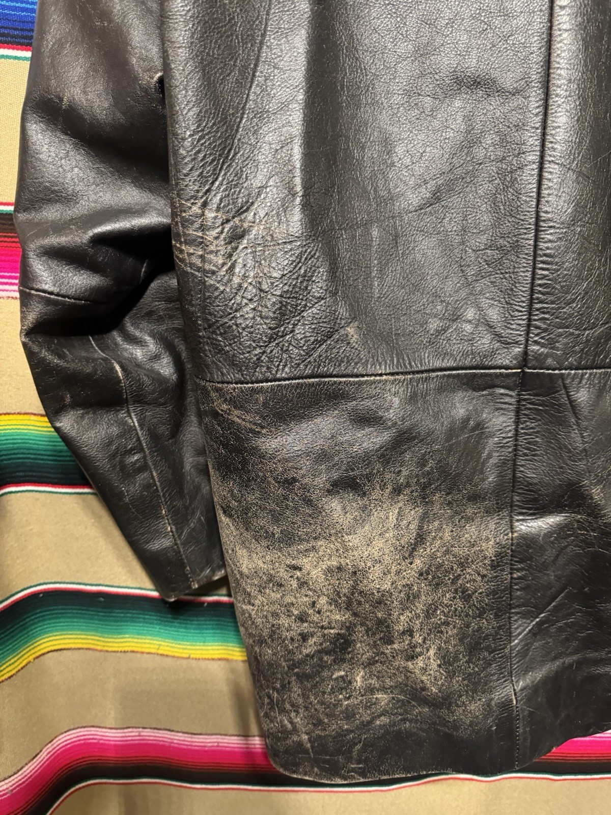 Vintage First Leather Jacket Size Small - image 10