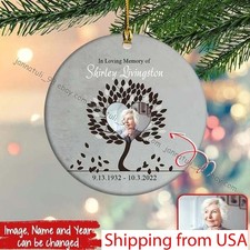 Personalized Memorial Ornaments, In Memory Ornaments, first christmas in heav...