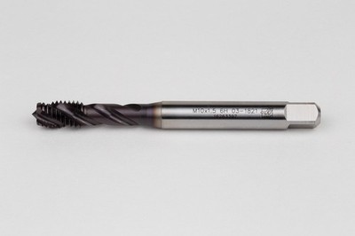 Haas M10x1.5 M HSS-PM Spiral Flute Tap, 10mm Shank x 15mm Thread Length, 2.5XD