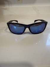 Maui Jim Puhi MJ 785-08A Square Navy Blue Sunglasses Blue Polarized Lenses AS IS