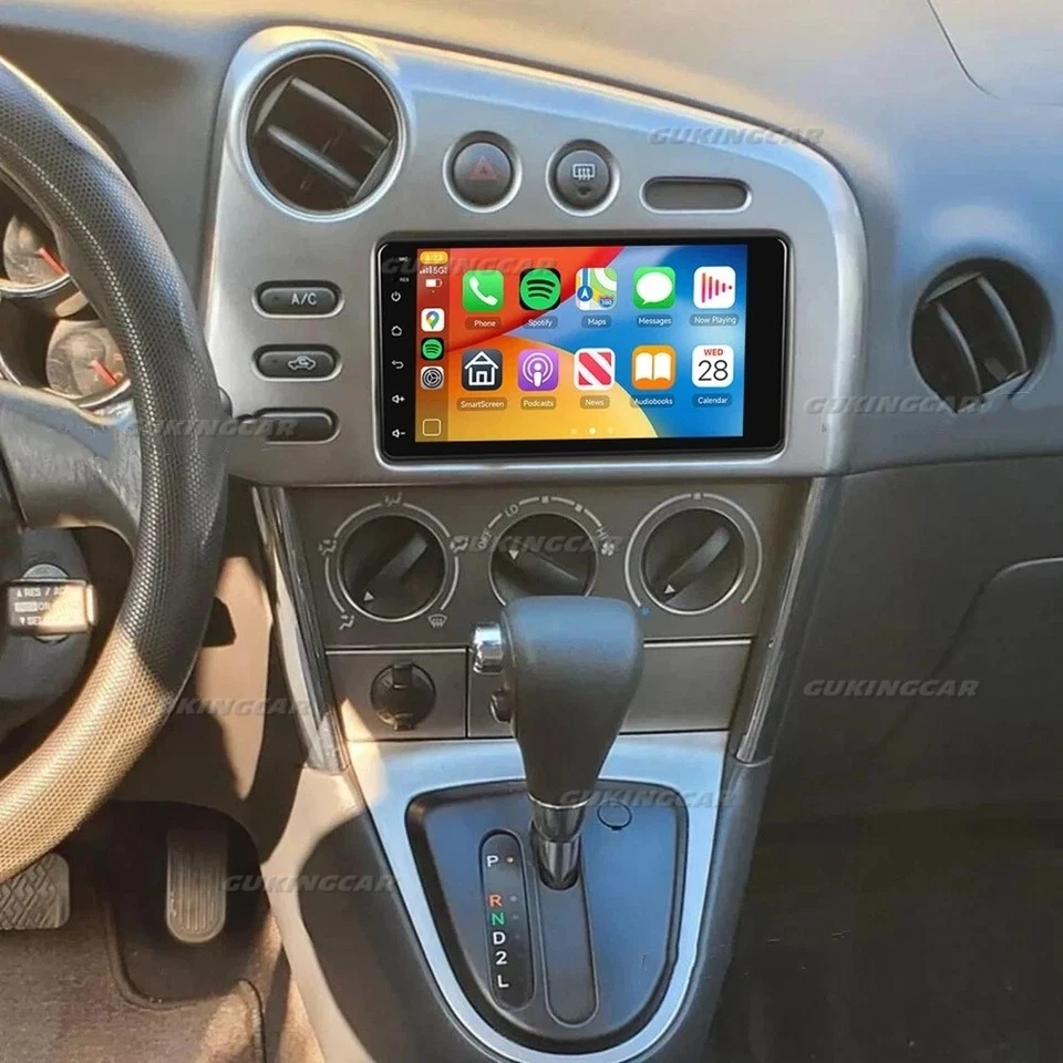 For 2003-2008 Toyota matrix CarPlay 7'' Android 13 Car Stereo Radio GPS Navi FM Foto 2 de 4