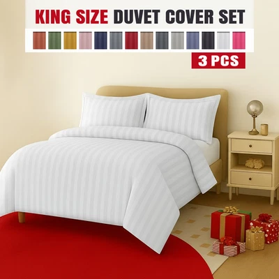 KENSINGTON HOMEWARE Luxury Duvet Cover King Size Bedding Set Quilt Covers & Pillowcase Winter Gift🎁