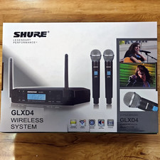 Imagen de Shure Microphone GLXD4+BETA58A Dual Channel Digital w/2pcs Mic Wireless System