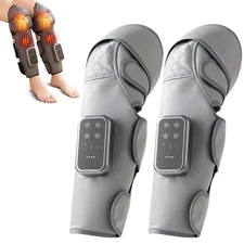 Leg Massager for Circulation, Air Compression Calf Knee Foot Massager with Heat