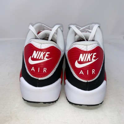 Nike Air Max 90 \'Fire Red\' Black White Golf Shoes Size 11 (DX5999-162) Nike Air Max 90  main image 4