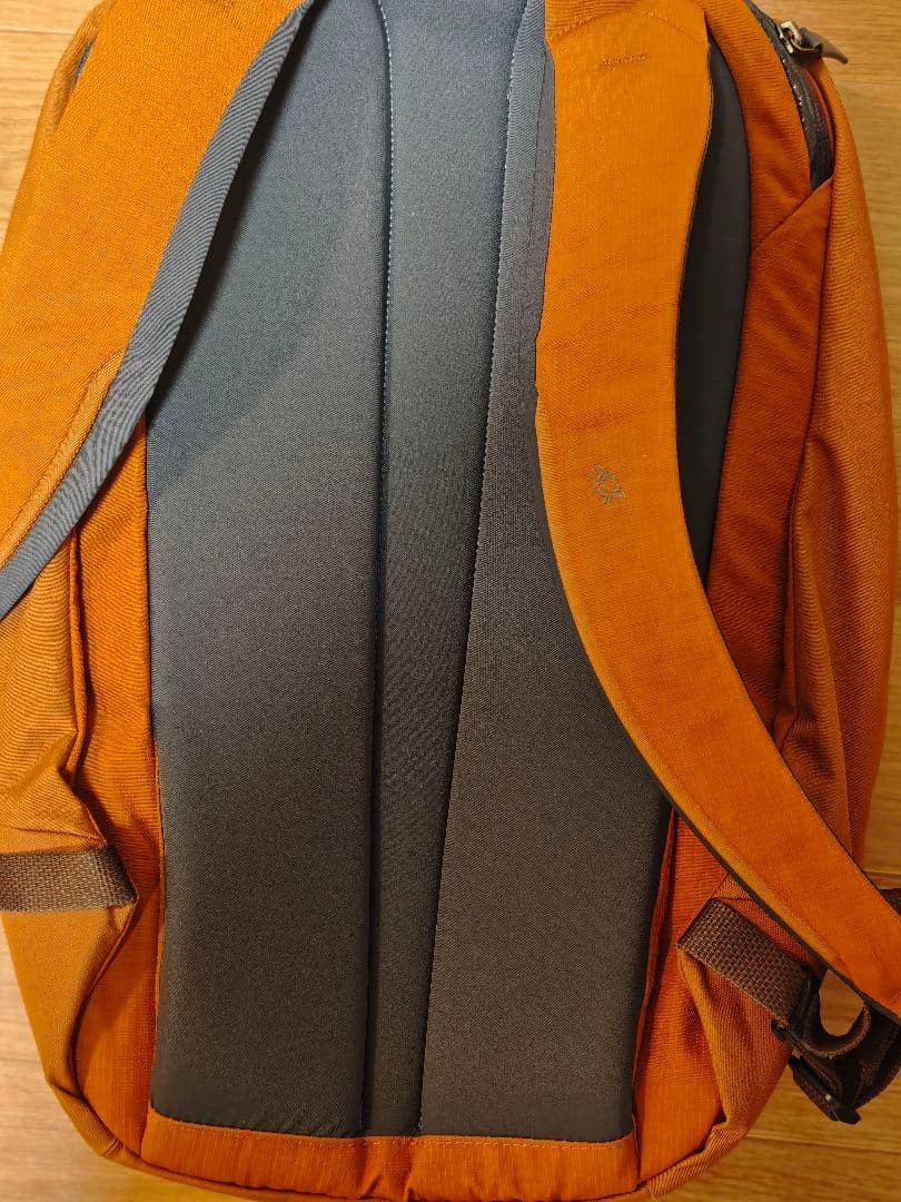 Bellroy Backpack Orange Nylon Interior Cushioned … - image 3