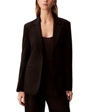 Calvin Klein Smooth Stretch Cinched Blazer Women's