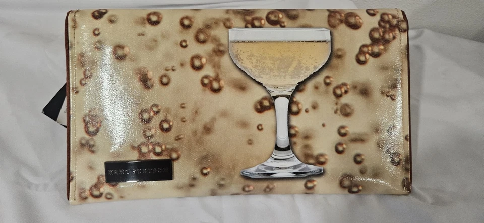 Cartera sin asas Kent Stetson champán con cadena para el hombro nueva con etiquetas Foto 2 de 4