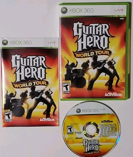Guitar Hero World Tour - Microsoft Xbox 360, 2008 - Complete CIB - TESTED