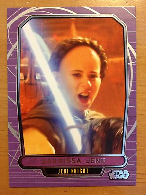 2013 Star Wars Galactic Files 2 #410 Sarrissa Jeng Jedi Knight