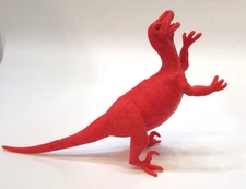 Vintage 1990's Ankyo Velociraptor Dinosaur Plastic Old 6x9 Toy Model