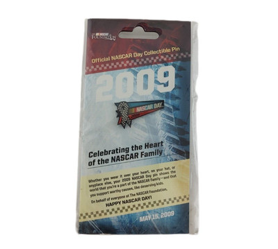 2009 NASCAR Day Lapel Cap Pin Celebrating NASCAR Day 5/15/2009 NIP