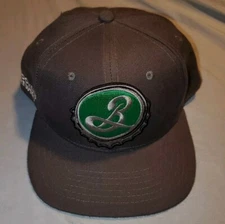 Brooklyn Brewery Adjustable Snapback Dark Grey Embroidered Hat Bottle Cap Logo