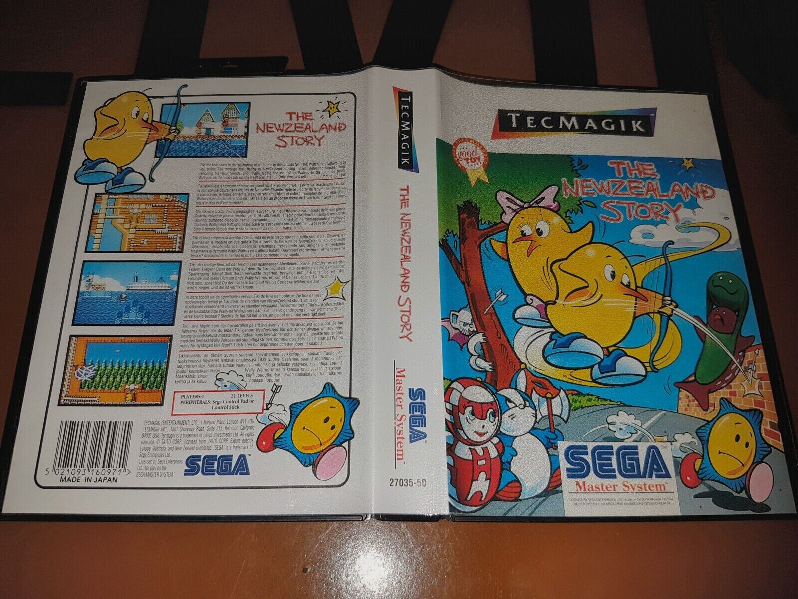 Sonic Chaos - Sega Master System/Ms Game - Complete Mint ##