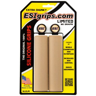 ESI Extra Chunky Silicone Grips Limited Edition: Tan
