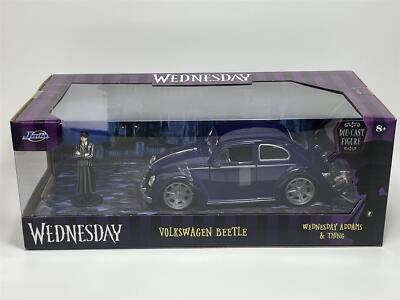 JADA Volkswagen Beetle ウィンズデイ・アダムス Amazon.com: Jada Toys - 1:24 Wednesday 1972 VW Beetle with