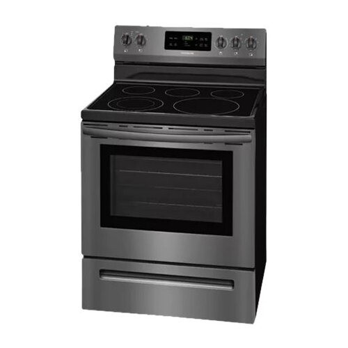 Frigidaire FFEF3054TD 30" Black Stainless 5 Element Electric Range NIB 144932 eBay