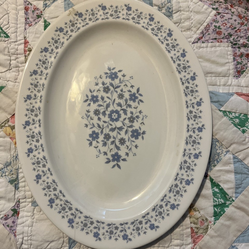 Royal Doulton English Translucent China Galaxy T C 1038 Serving Platter ...