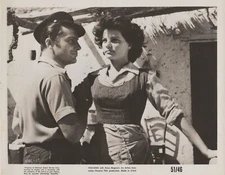 Hollywood Rossano Brazzi + Geraldine Brooks in Vulcano 1950 ❤ Original Photo 871