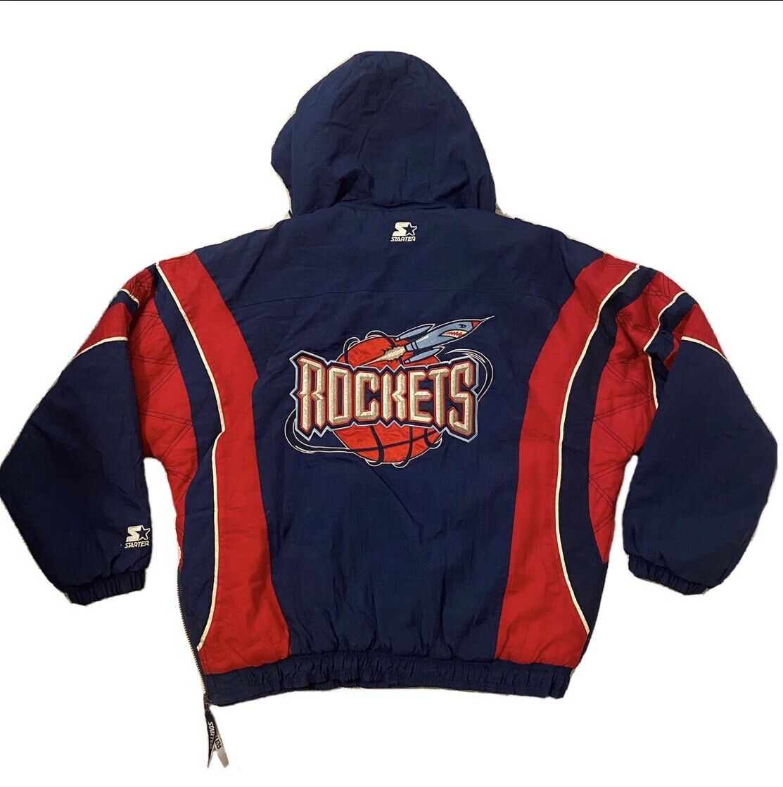 Vintage NBA Houston Rockets Pro Player Puffy Jacket [XXL] – Spicy Dye