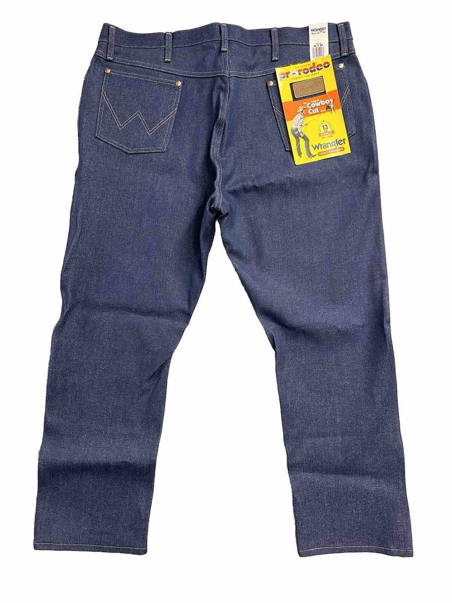 Wrangler 13MWZ Dark Wash High Rise Rigid Cowboy Cut Straight Wrangler 13MWZ Dark Wash High Rise Rigid Cowboy Cut Straight