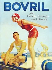 Bovril, Retro metal Sign/Plaque Wall vintage / Kitchen Gift