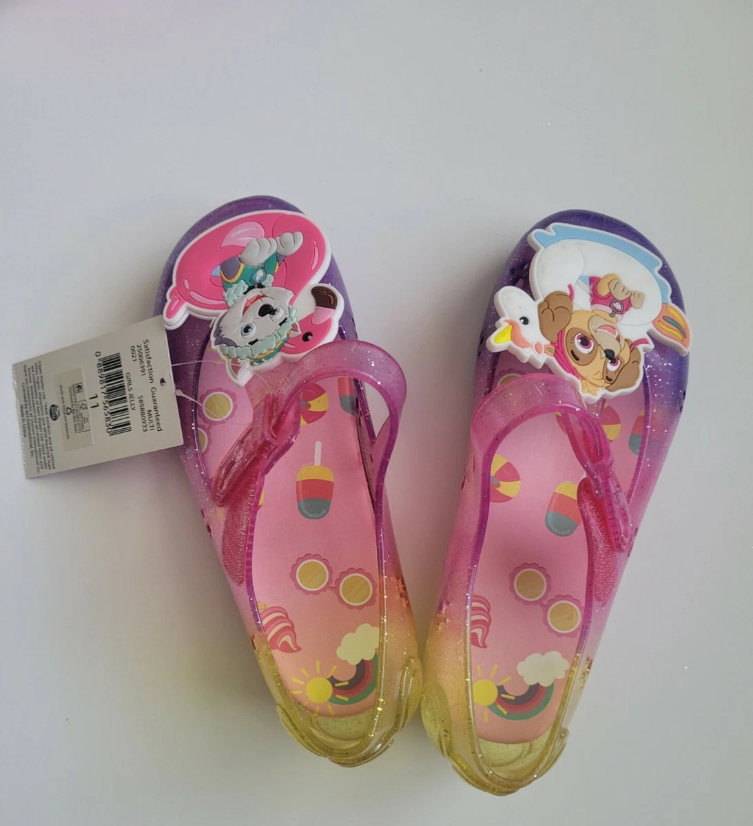 Girls jelly shoes size best sale 12