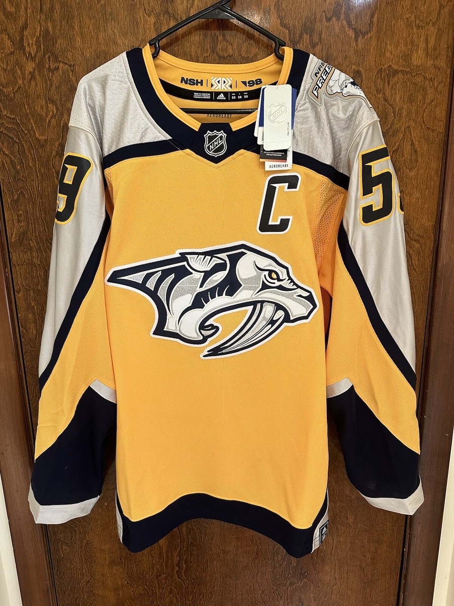 Nashville Predators Adidas Reverse Retro 1.0 Jersey #59 Josi