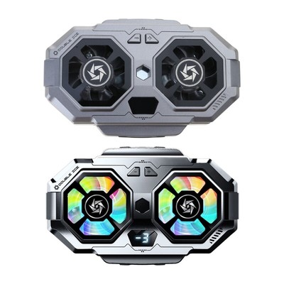 Mobile Phone Semiconductor Back Clip Double Fast Cooling Fan Game Coolers 3 Gear