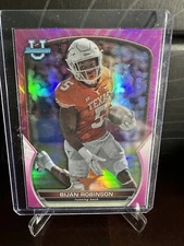 2022 Bowman Chrome U Bijan Robinson PINK Refractor #70