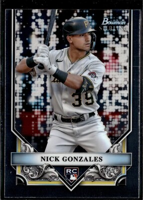 2024 Bowman Sterling Rookie #BSR-7 NICK GONZALES Pittsburgh Pirates RC C5