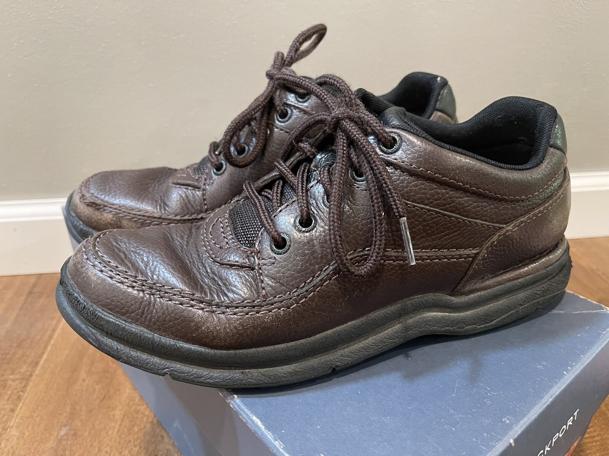 Rockport K70884 World Tour Classic Brown Leather Lace-up  display picture 1