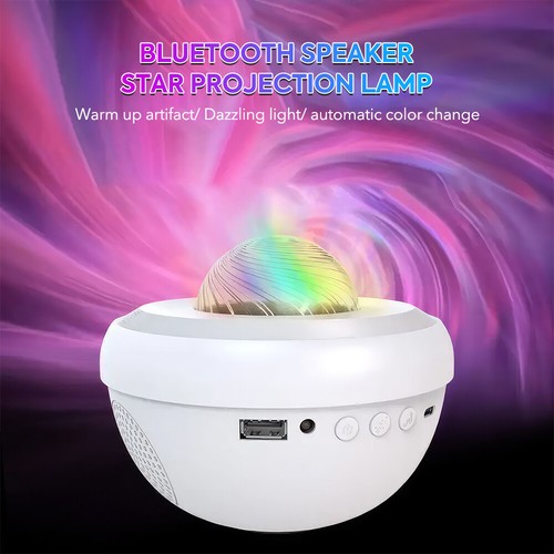 LED Galaxy Projector Light Starry Sky Star Bluetooth Music Night Light w/ Remote - Picture 5 of 11