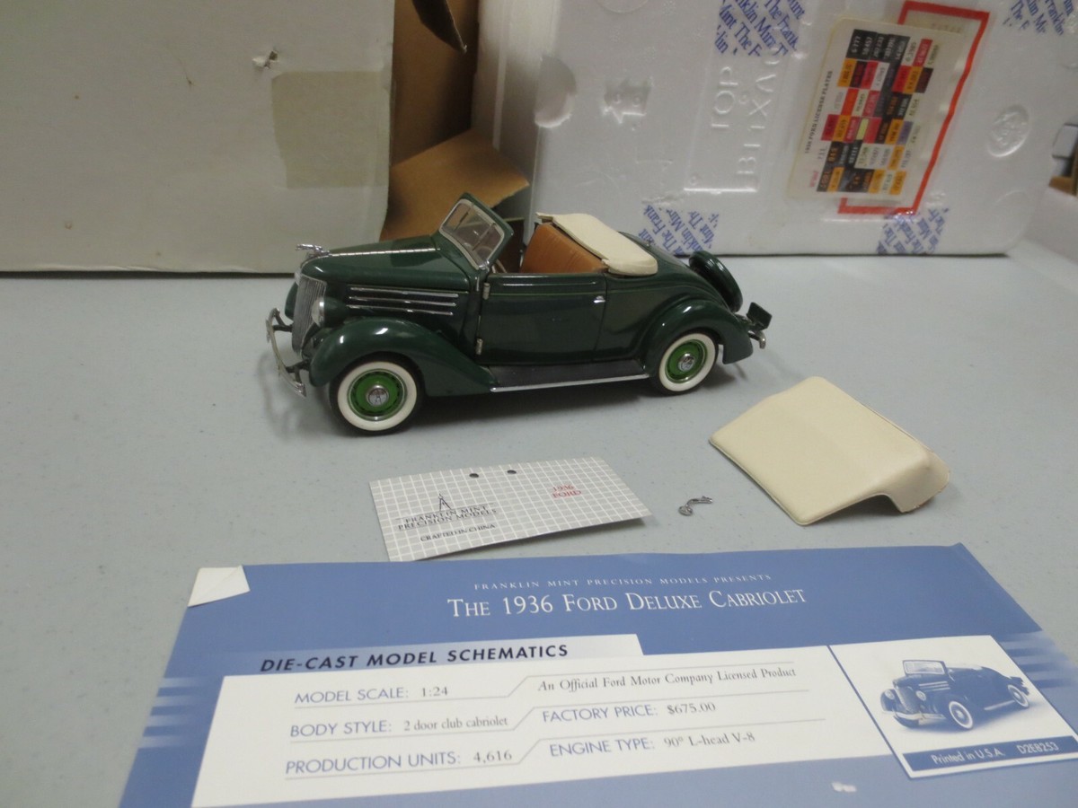 フランクリンミント Ford Convertible メドウグリーン 1/24 フランクリンミント Ford Convertible メドウグリーン 1/24