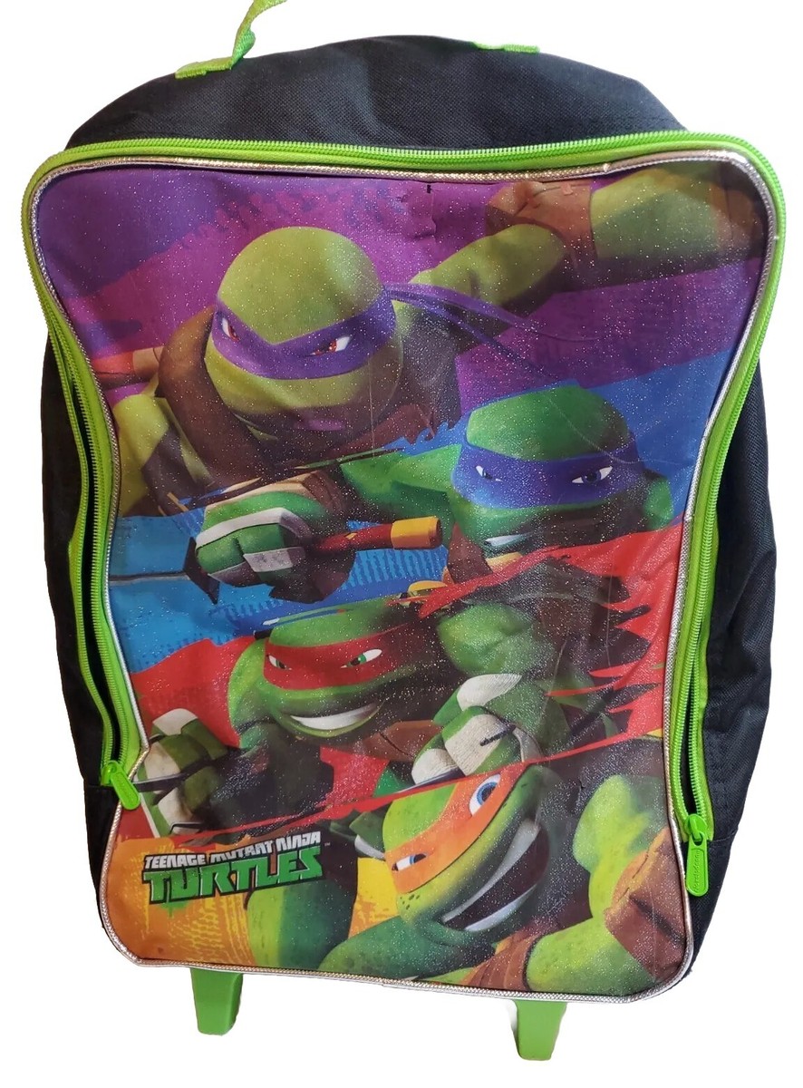 TMNT Teenage MUTANT Ninja Turtles Wheeled Overnight Travel Bag